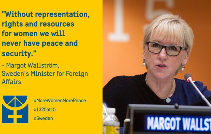 #MoreWomenMorePeace - for women, peace and security. 
