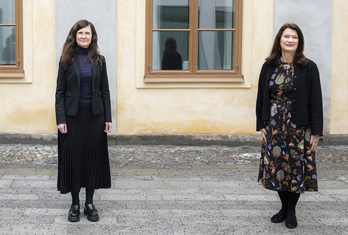 Minister for Gender Equality Märta Stenevi and Minister for Foreign Affairs Ann Linde.
