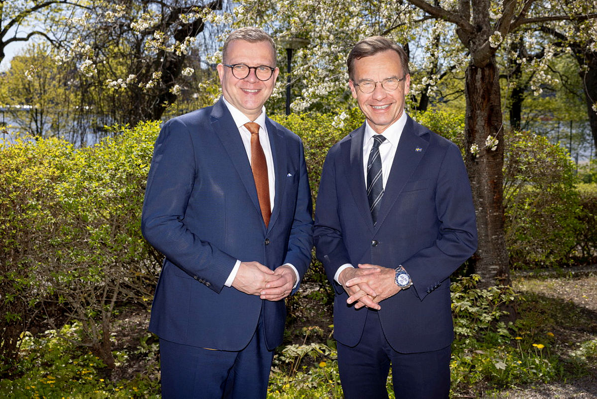 Prime Minister Petteri Orpo, Finland and Prime Minister Ulf Kristersson, Sweden.