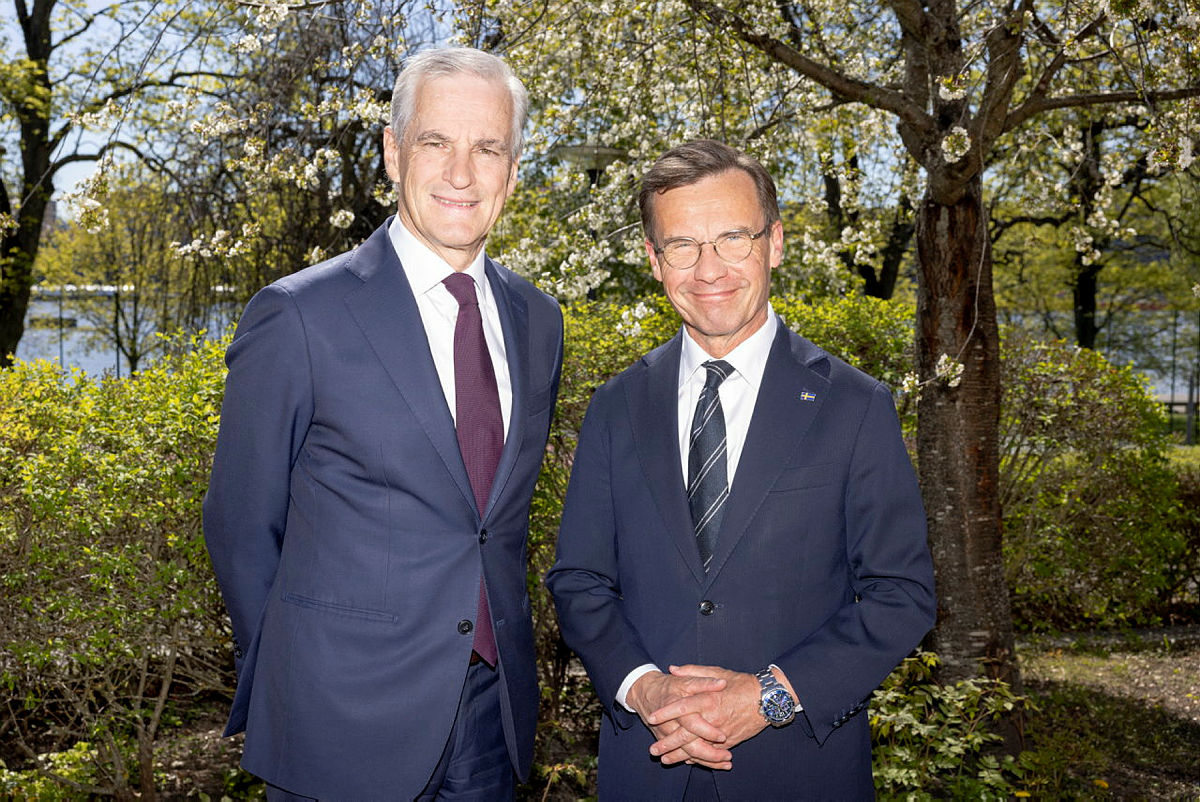 Prime Minister Jonas Gahr Støre, Norway and Prime Minister Ulf Kristersson, Sweden.