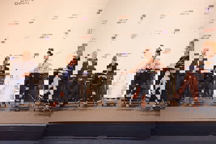 Carin Jämtin and others in panel