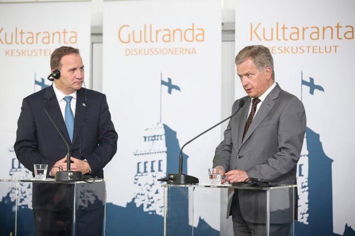 Stefan Löfven and Sauli Niinistö