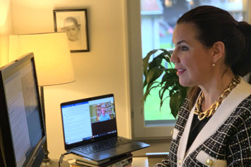 Annika Ben David, Ambassador for Human Rights, Democracy and the Rule of Law and Head of Sweden's delegation to the IHRA.