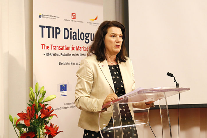 Minister for EU Affairs and Trade Ann Linde delivered the concluding address.