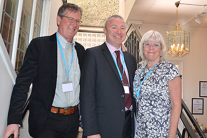 Bo G. Pettersson, Ministry of Health and Social Affairs, Paul Griffith, Scientific Director at the European Monitoring Centre for Drugs and Drug Addiction and Maria Renström, WHO.