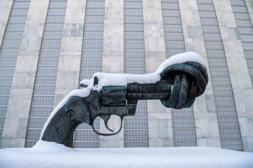 Statue of Non-Violence.