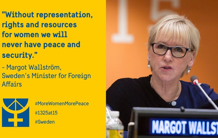 #MoreWomenMorePeace - for women, peace and security.