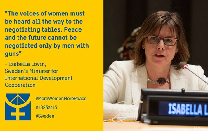 #MoreWomenMorePeace - for women, peace and security