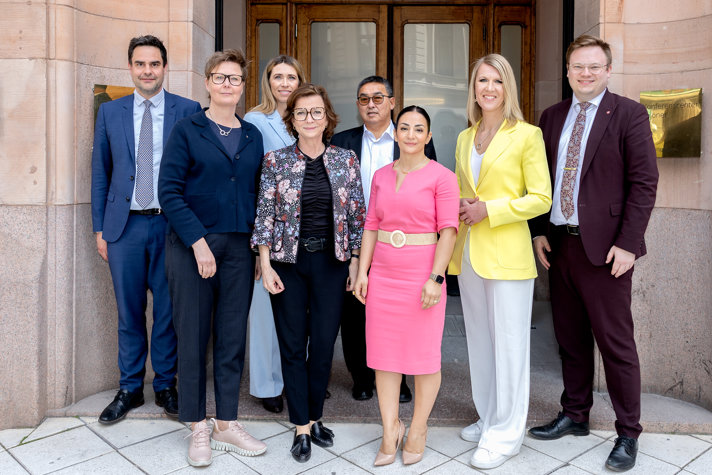 Group portrait of the Nordic ministers for culture