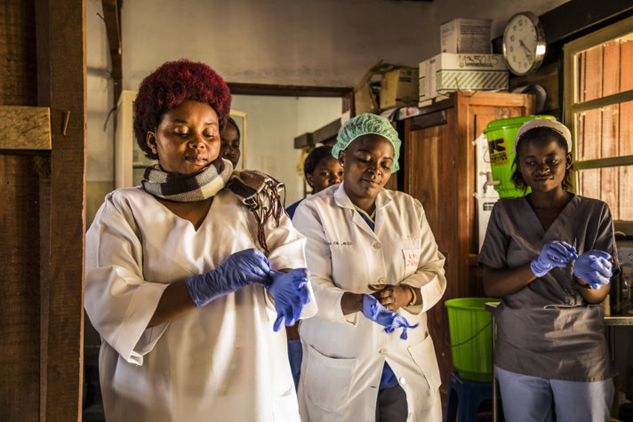 Healthcare workers in the Democratic Republic of Congo