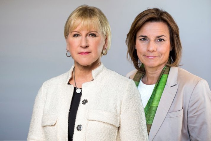 Margot Wallström and Isabella Lövin.